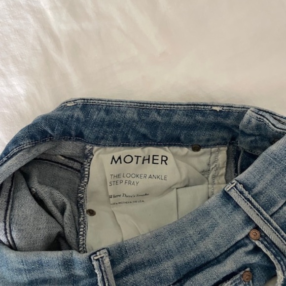 MOTHER Jeans The Looker Ankle Step Fray - Picture 5 of 7